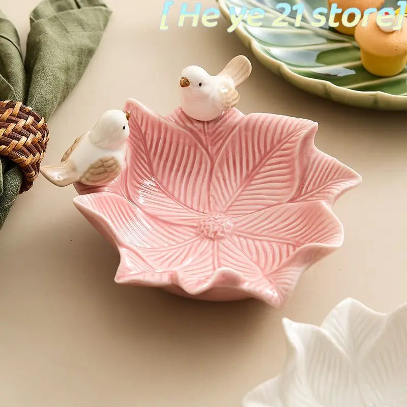 Ceramic Bird Jewelry Tray