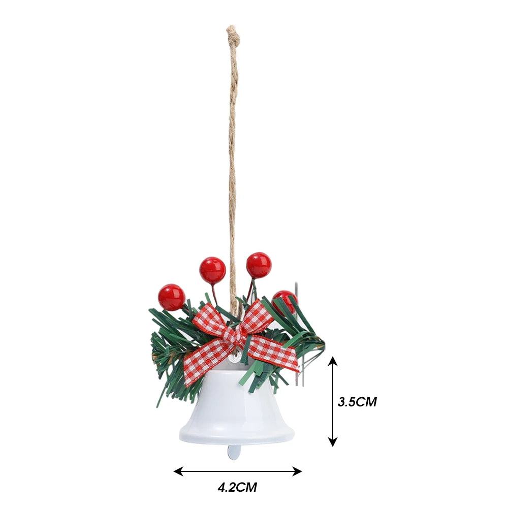 Holly Berry Jingle Bell Ornaments
