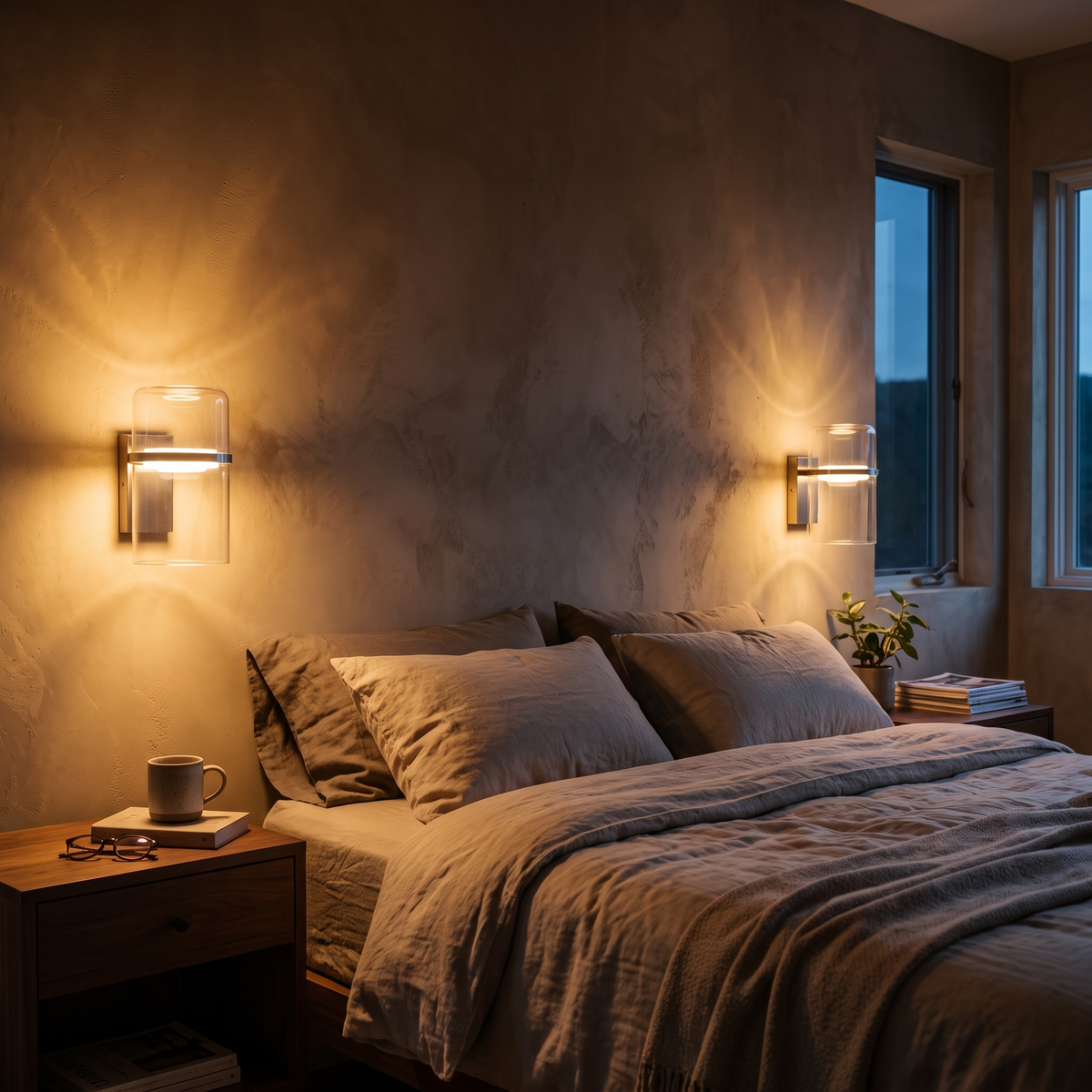 Nordic Glass LED Wall Lamp lifestyle