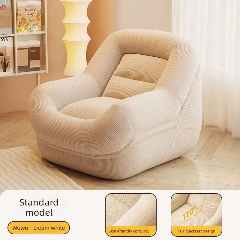 Corduroy Segmented Bean Bag Chair