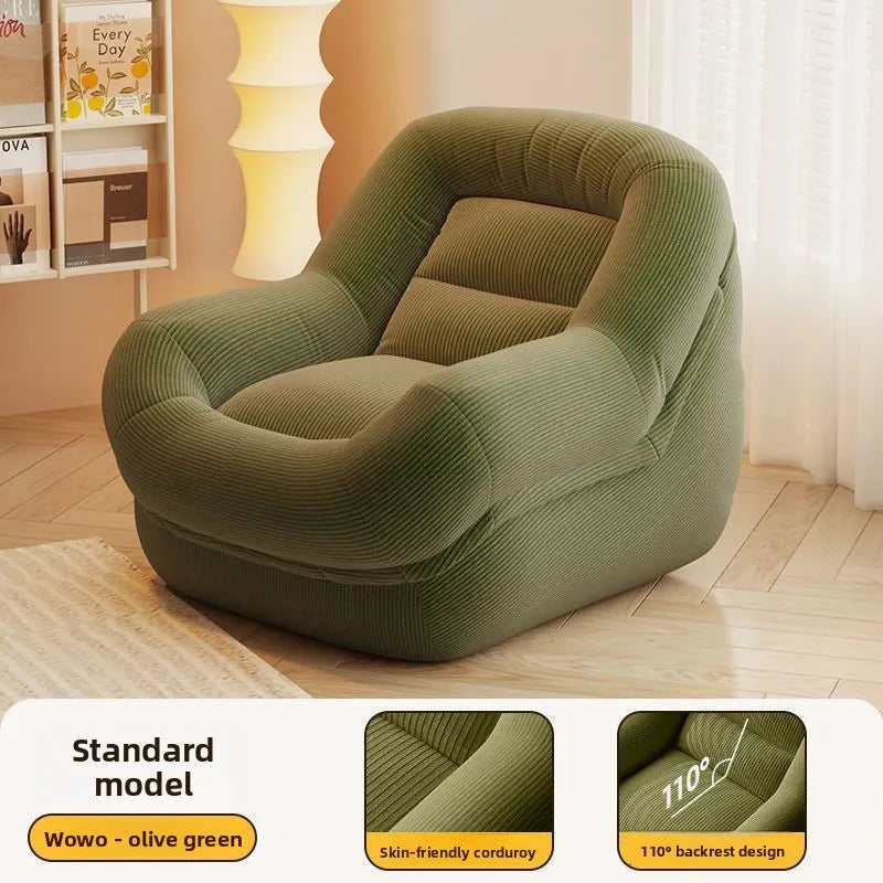 Corduroy Segmented Bean Bag Chair