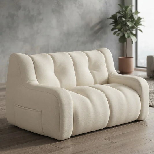 Adjustable Double Recliner Sofa