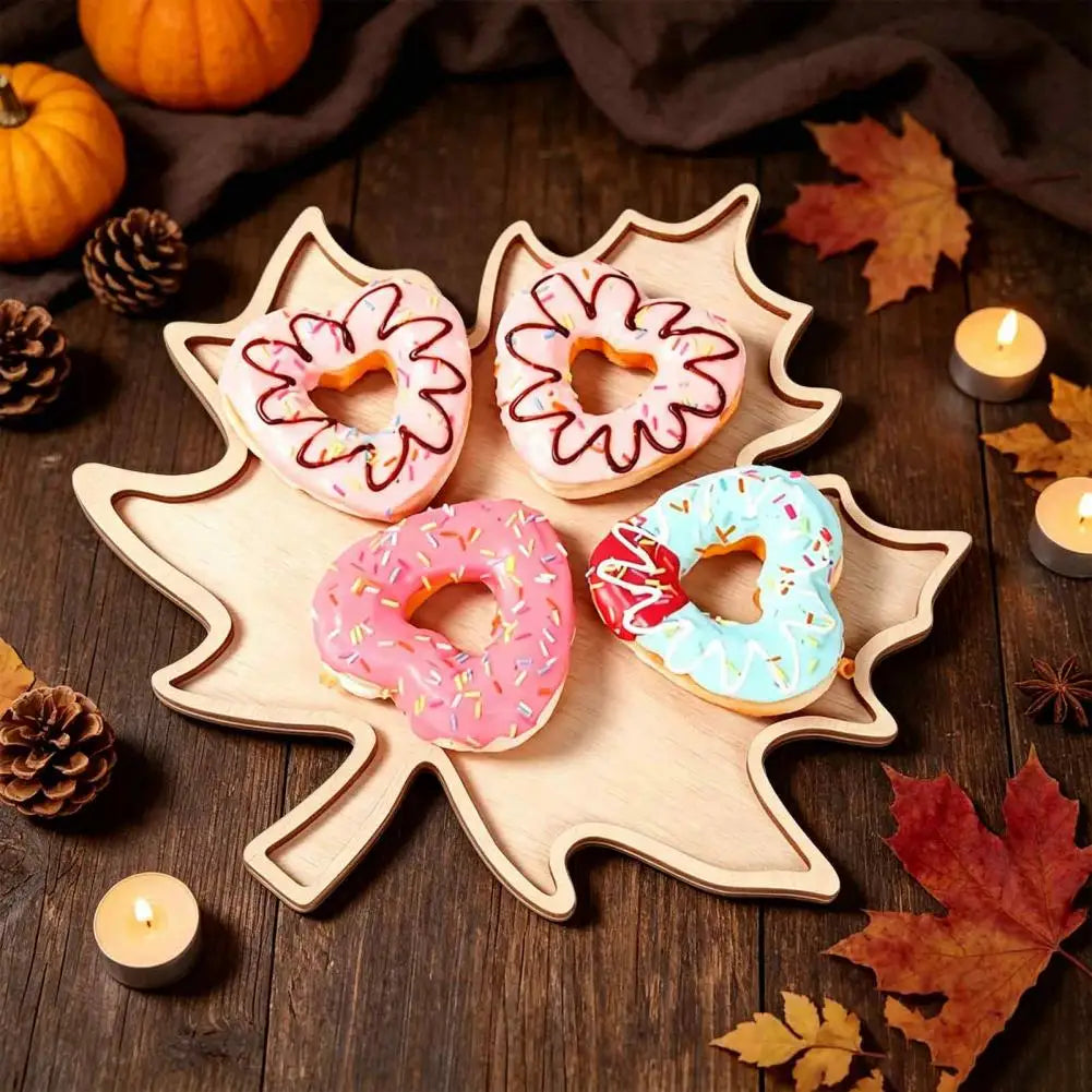 Wooden Thanksgiving Snack Platter