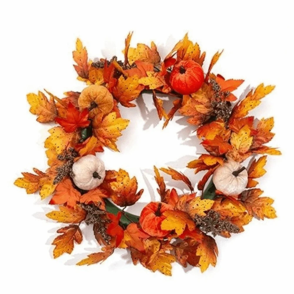 Rustic Sunflower Pumpkin Wreath