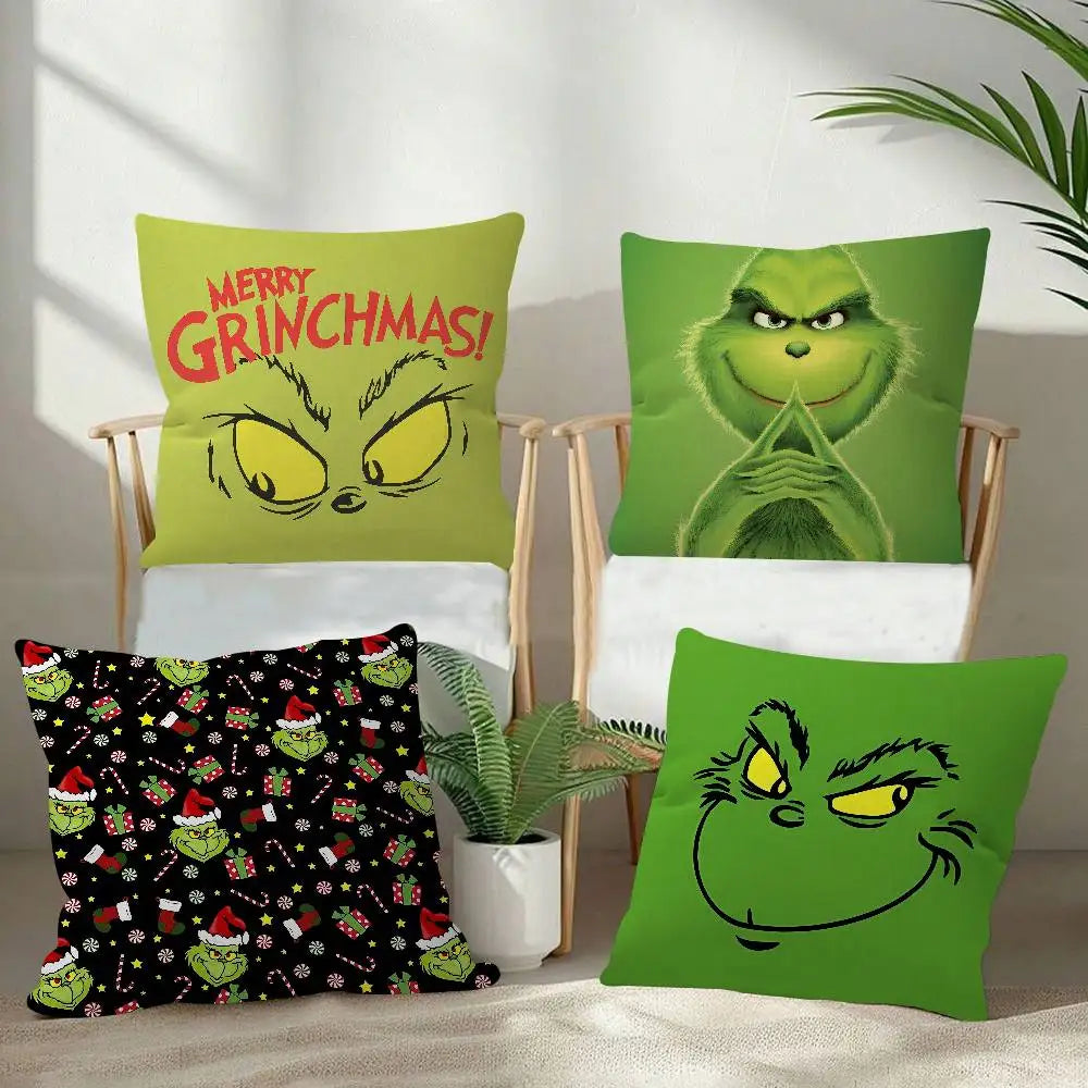 Grinch Christmas Pillow Case