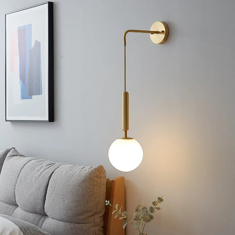 Nordic Luxury Glass Wall Sconce