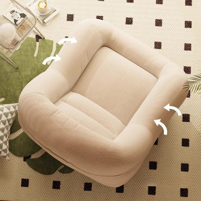 Corduroy Segmented Bean Bag Chair