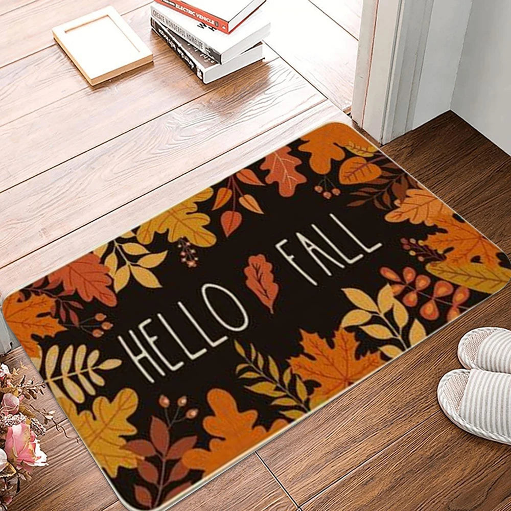 Fall Pattern Welcome Doormat