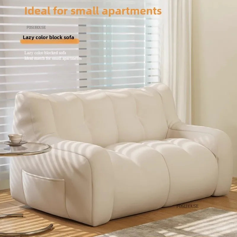 Adjustable Double Recliner Sofa