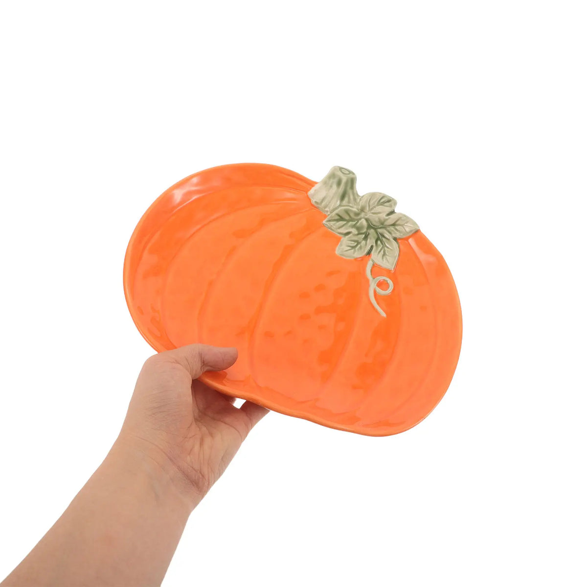 Ceramic Pumpkin Candy Tray