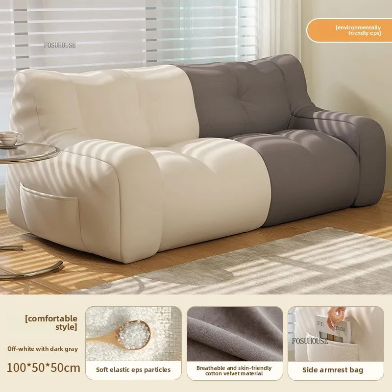 Adjustable Double Recliner Sofa