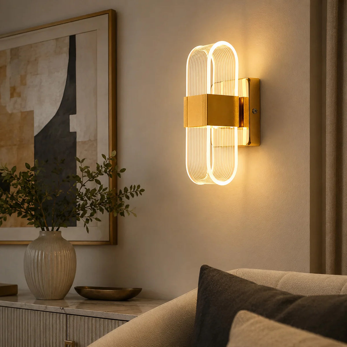 Nordic Background LED Wall Lamp
