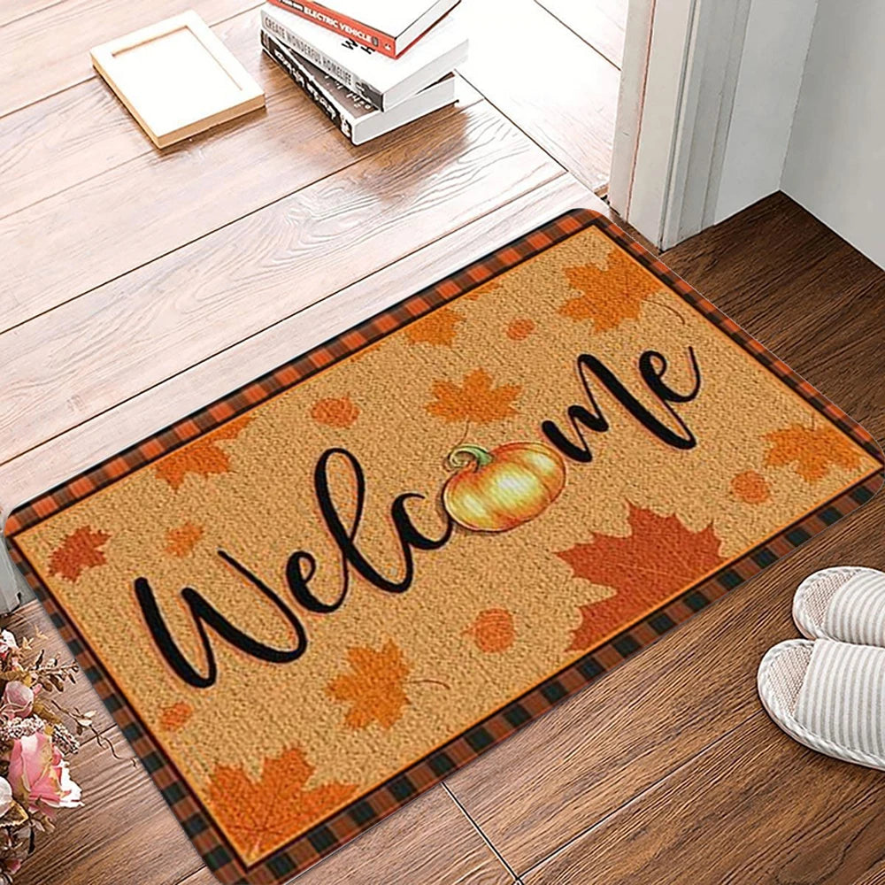 Fall Pattern Welcome Doormat