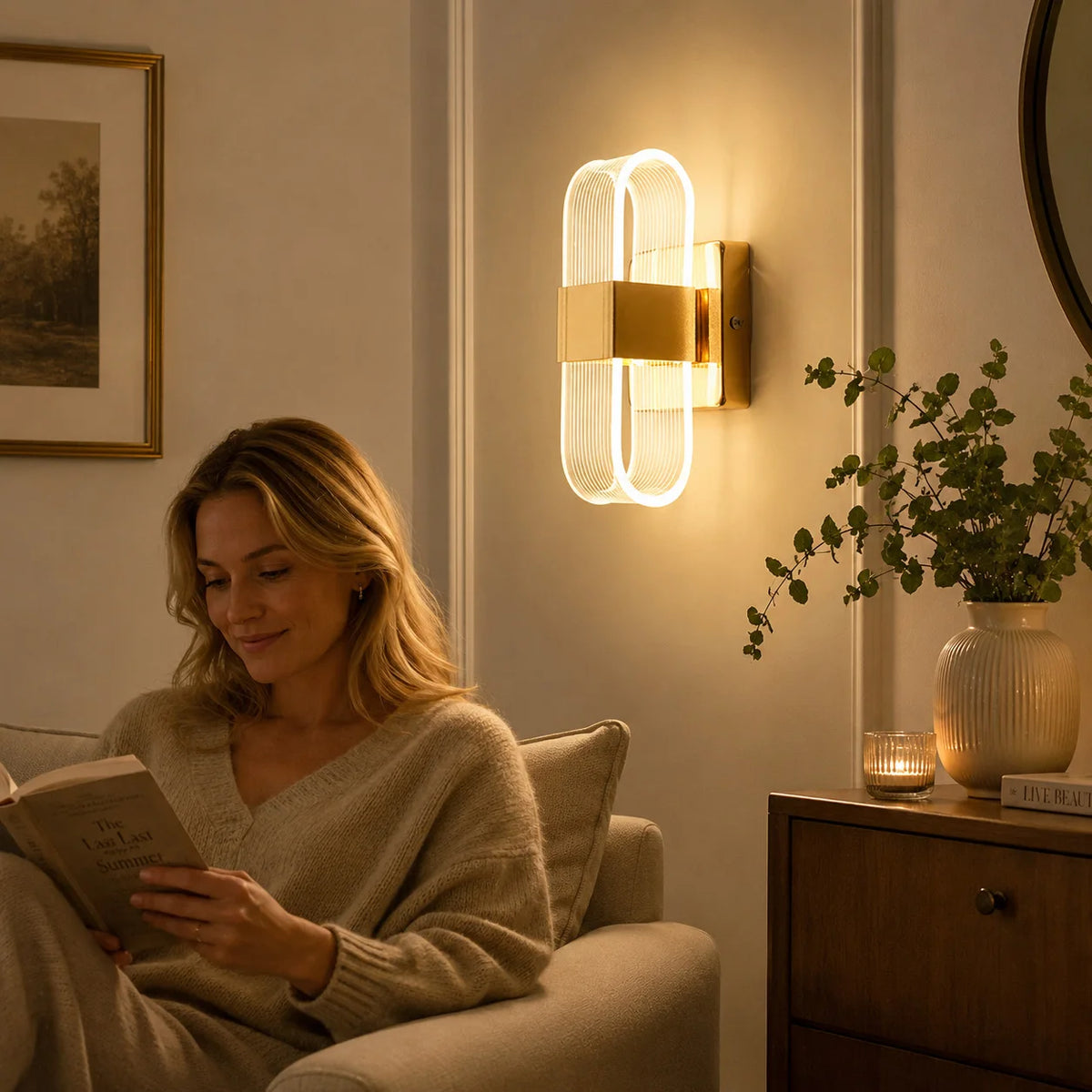 Nordic Background LED Wall Lamp