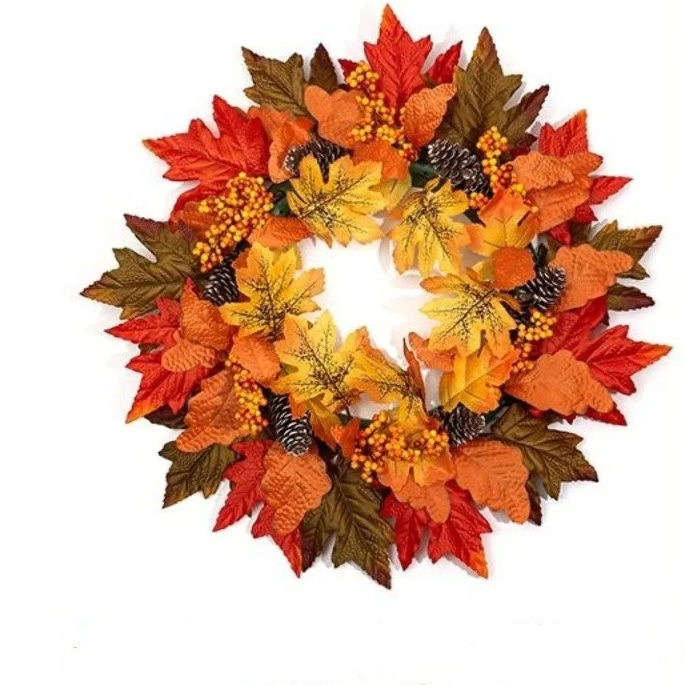 Rustic Sunflower Pumpkin Wreath