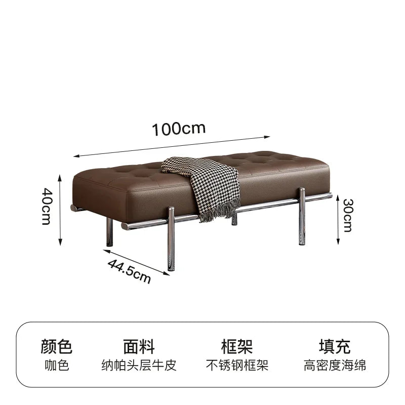 Stainless Steel Shoe Bench