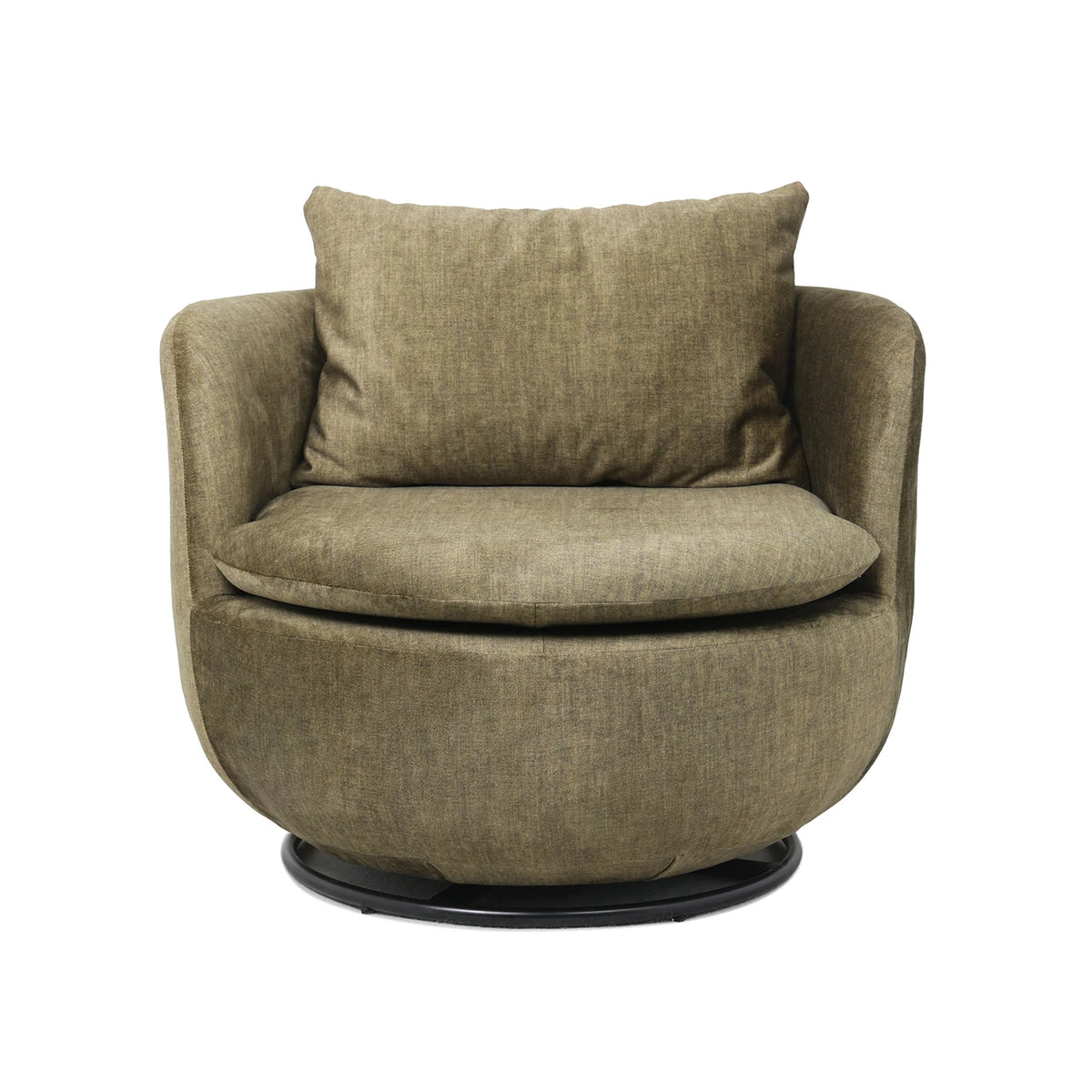 Upholstered Swivel Leisure Chair