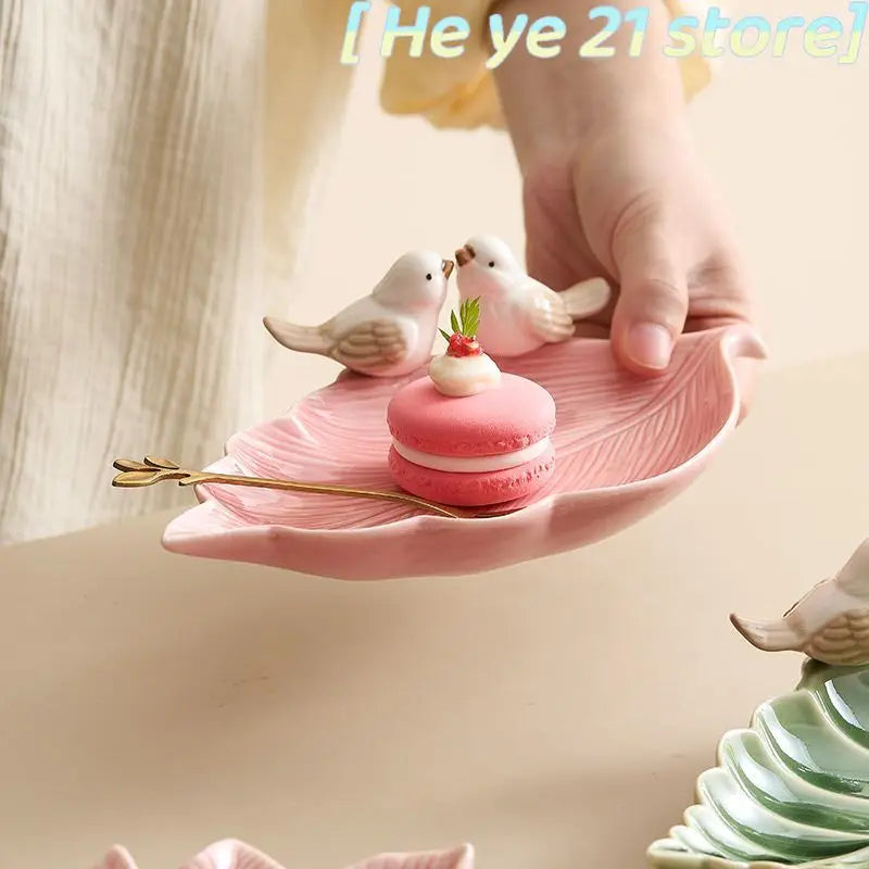Ceramic Bird Jewelry Tray