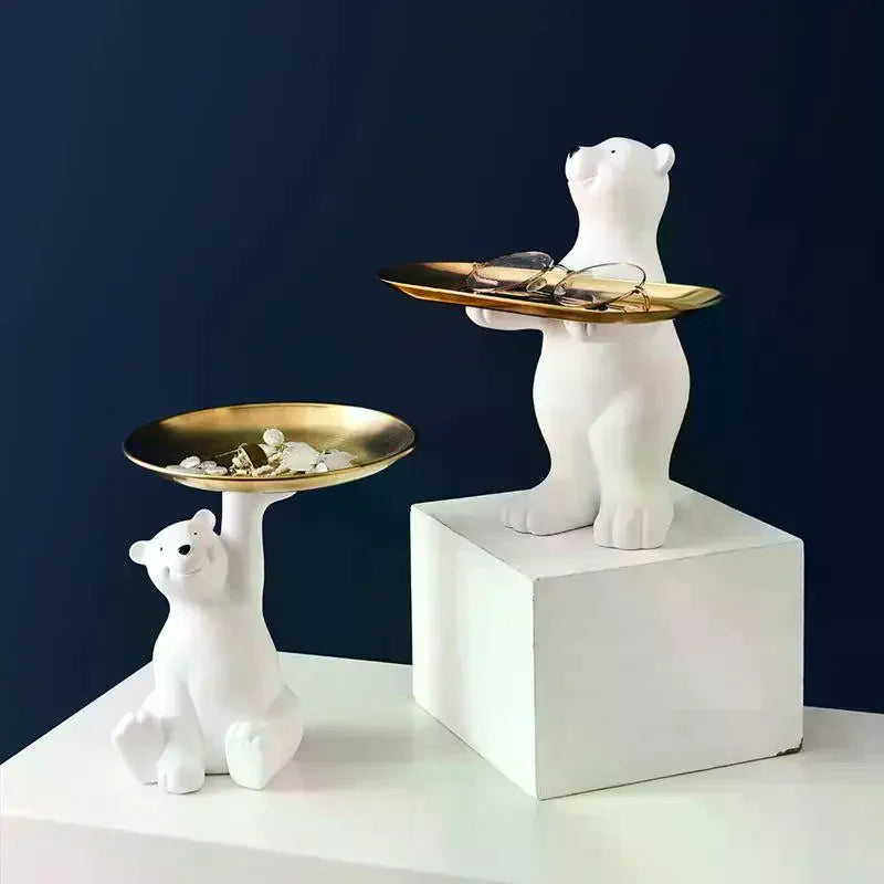 Polar Bear Desktop Storage Tray