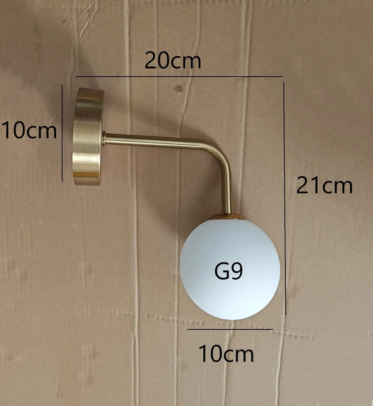 Nordic Luxury Glass Wall Sconce