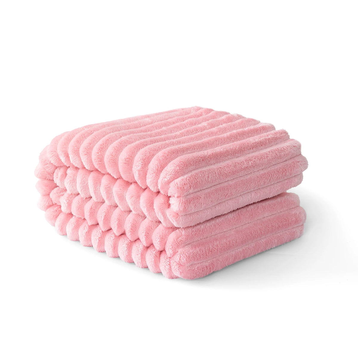 Striped Flannel Cover Blanket
