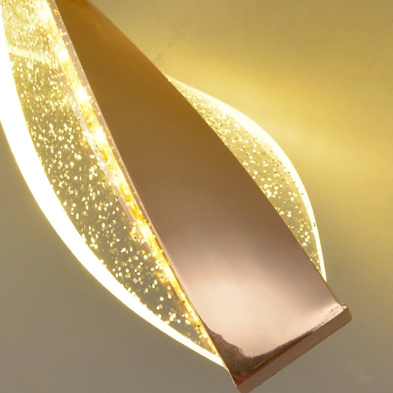 Modern Gold Lustre Wall Lamp