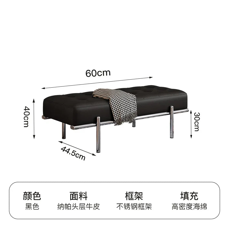 Stainless Steel Shoe Bench