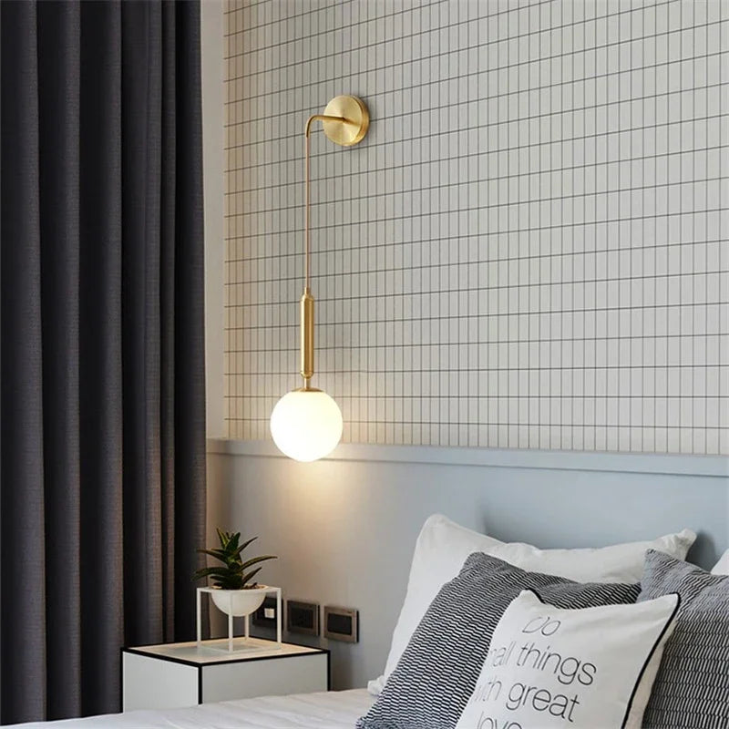 Nordic Luxury Glass Wall Sconce