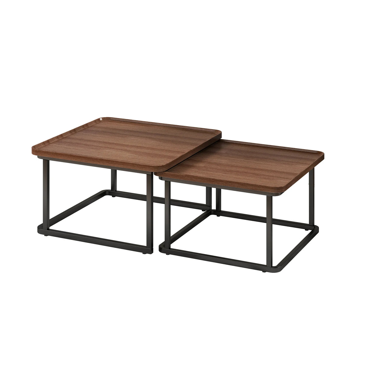 Square Fluted Nesting Tables