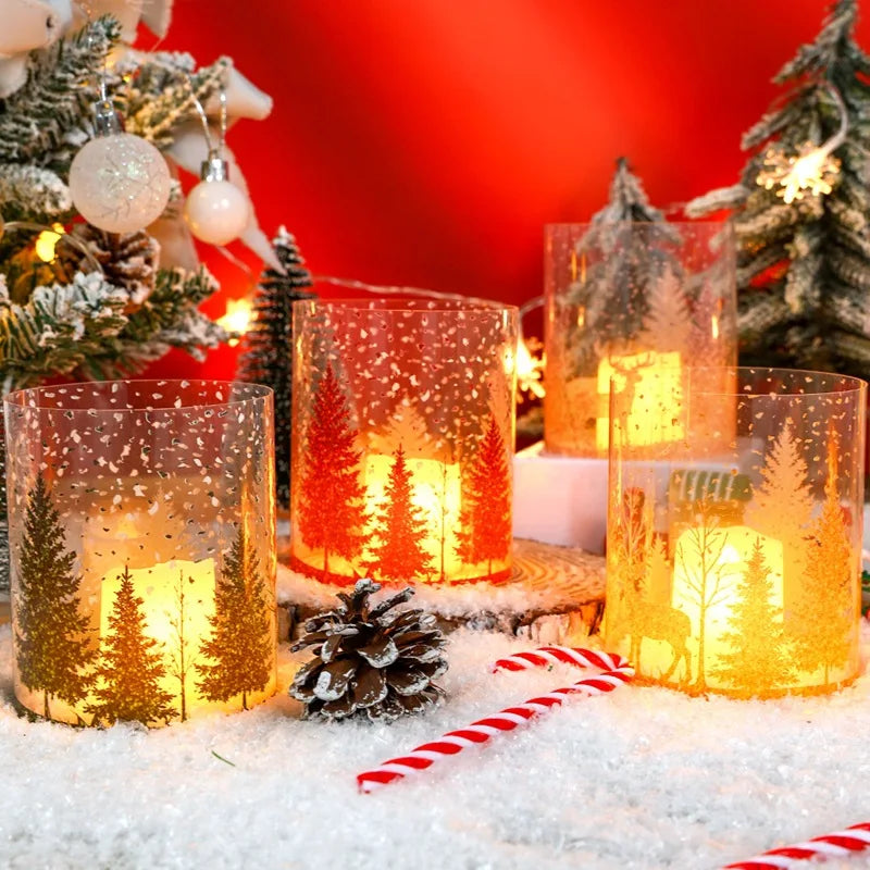 Frosted PVC Candle Covers