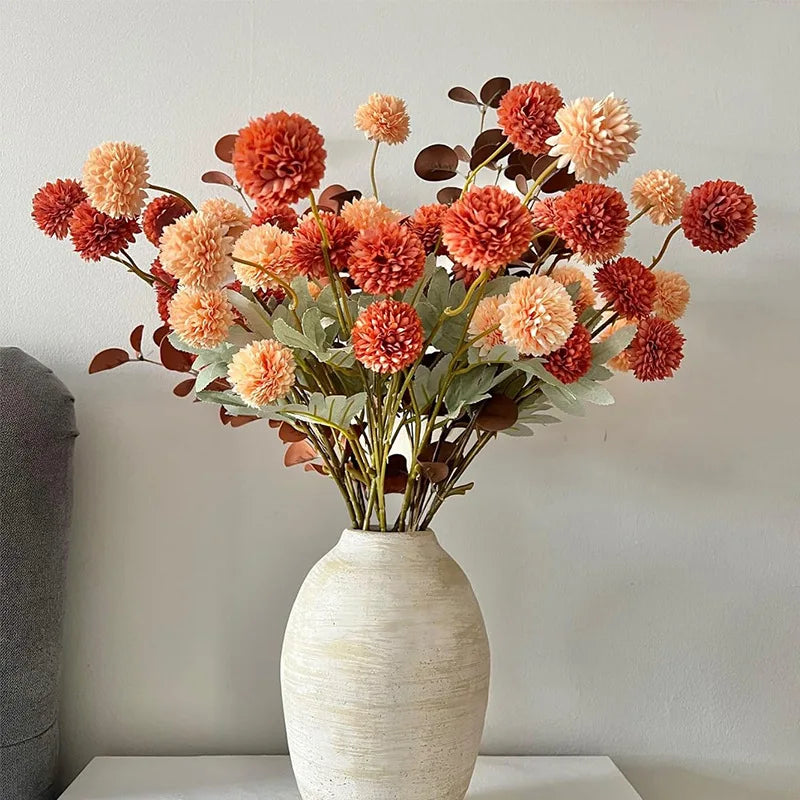 Faux Kiku Flower Bouquet