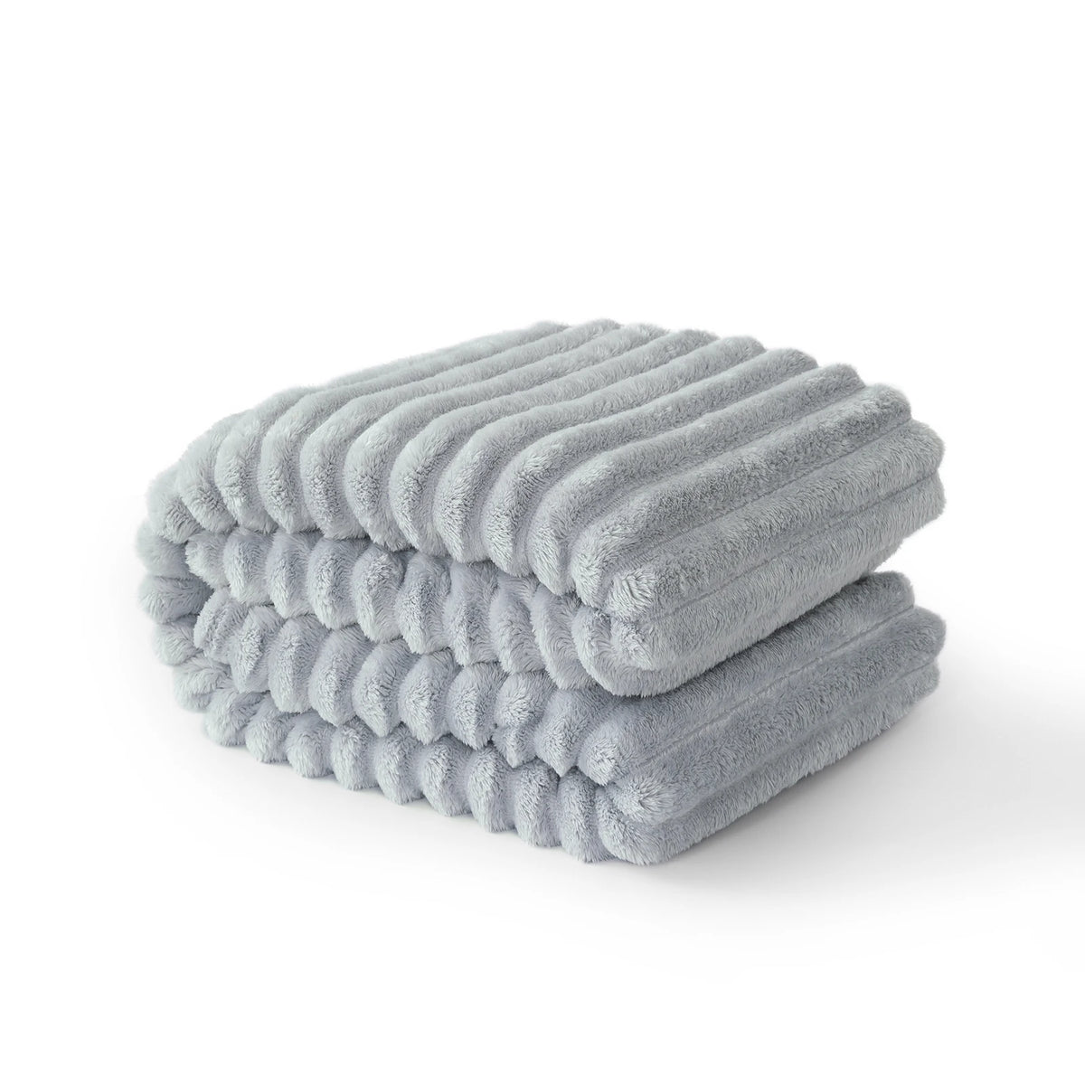 Striped Flannel Cover Blanket