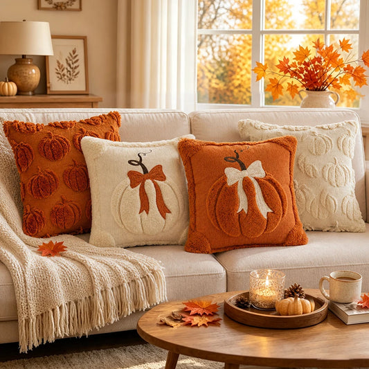 Fluffy Pumpkin Pillowcase