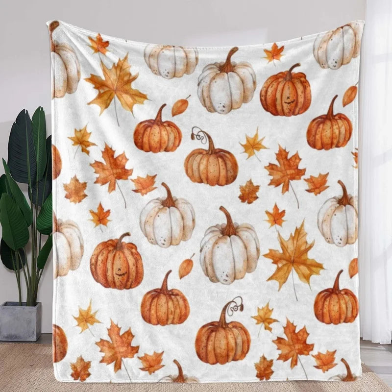 Watercolor Pumpkin Pie Throw