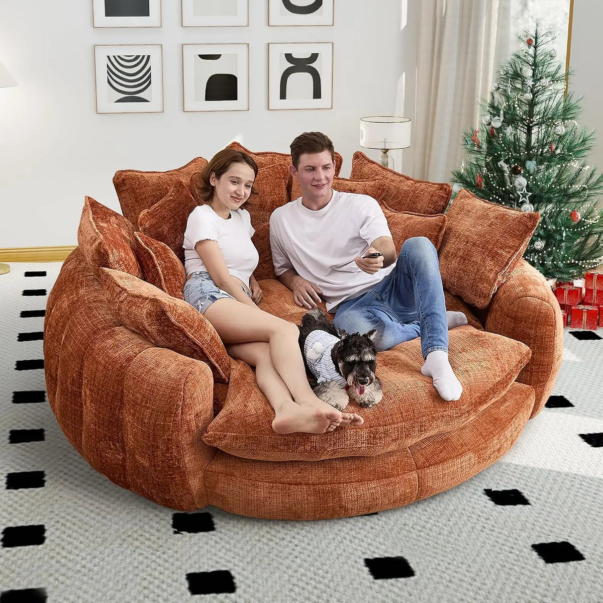 Deep Seat Cloud Chaise Sofa