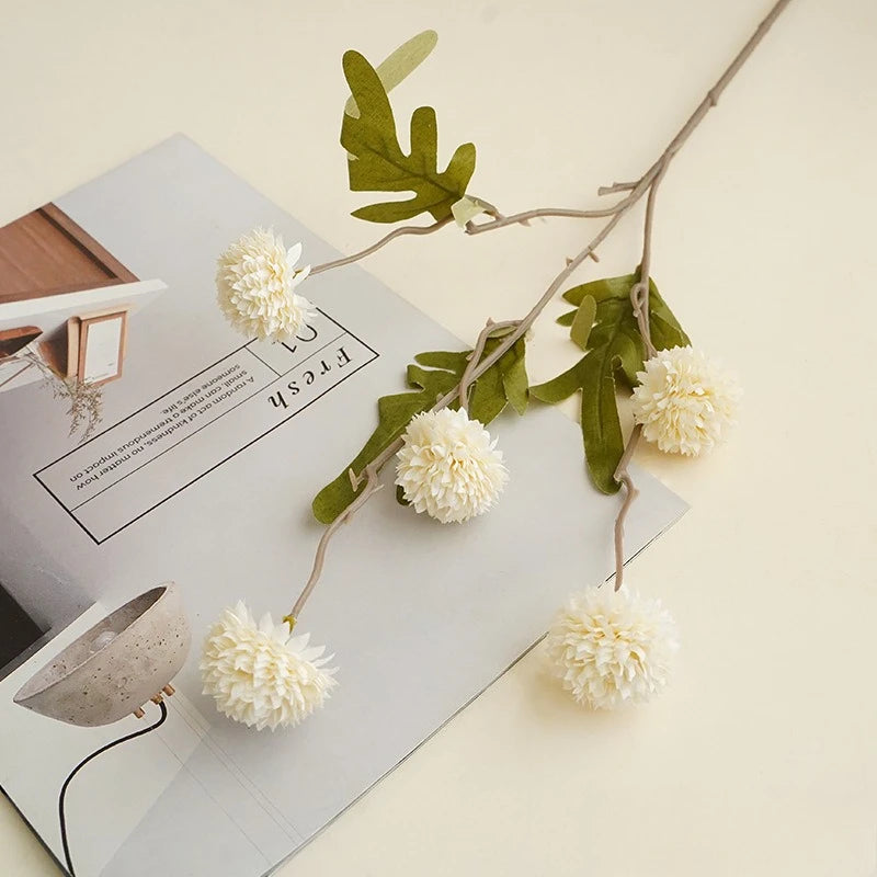Faux Kiku Flower Bouquet