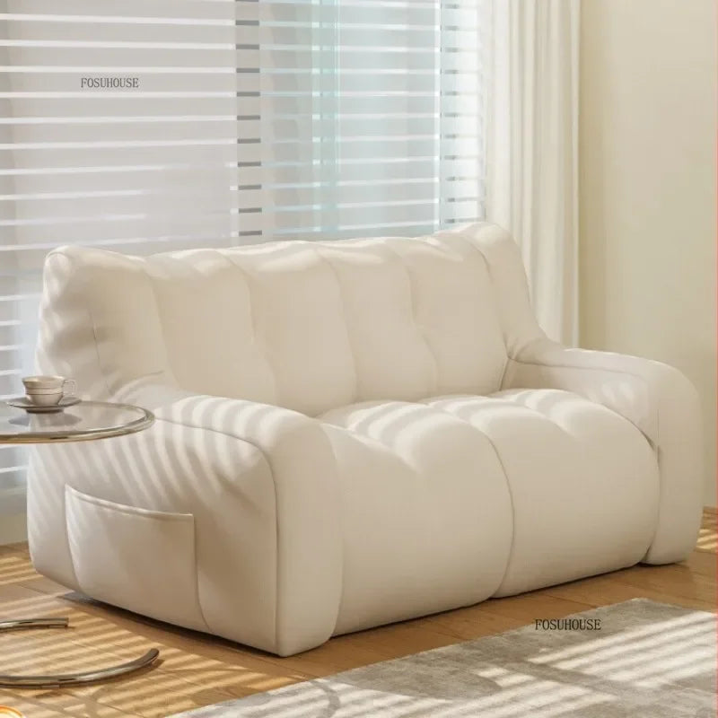 Fabric Bean Bag Recliner Sofa
