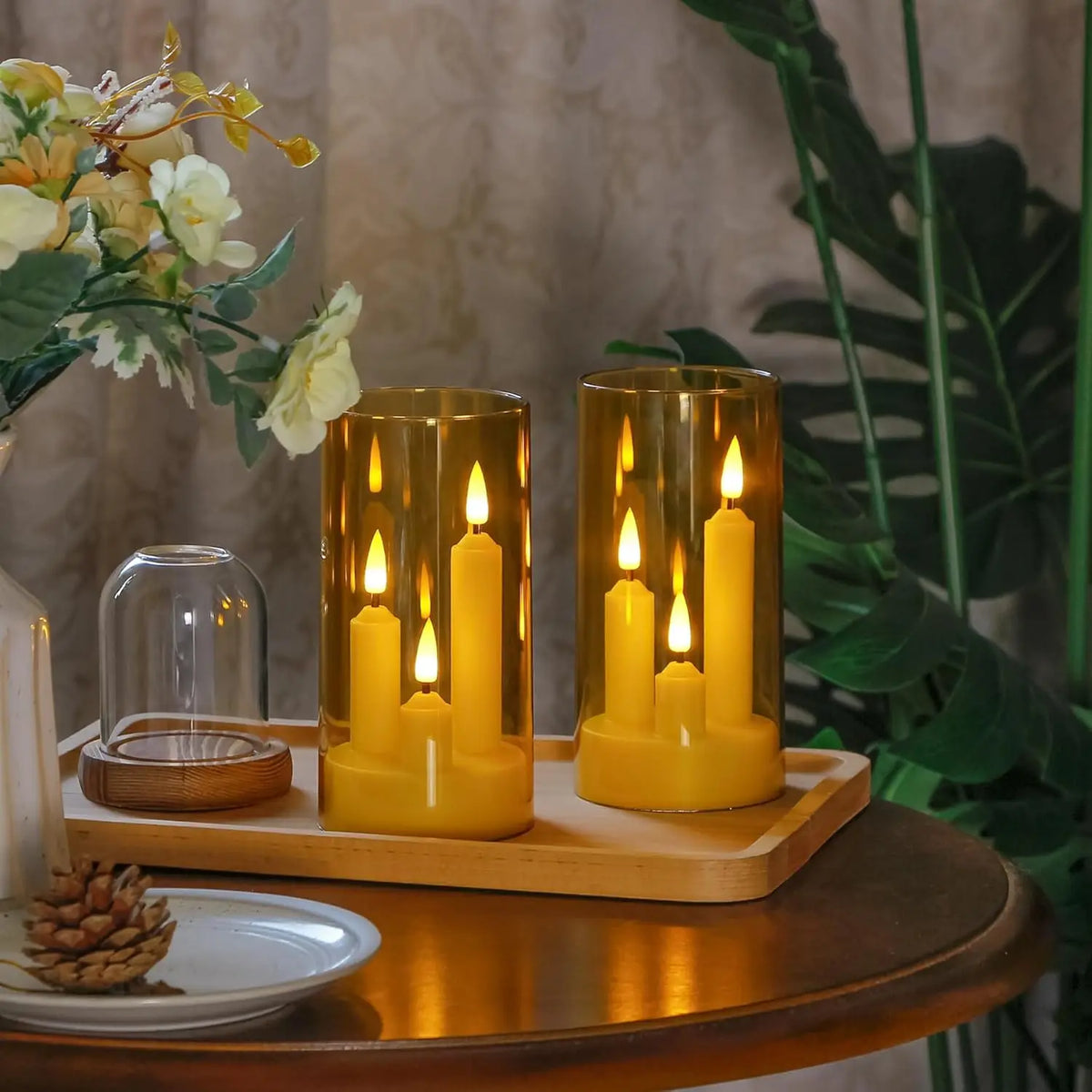 Flameless LED Taper Candle