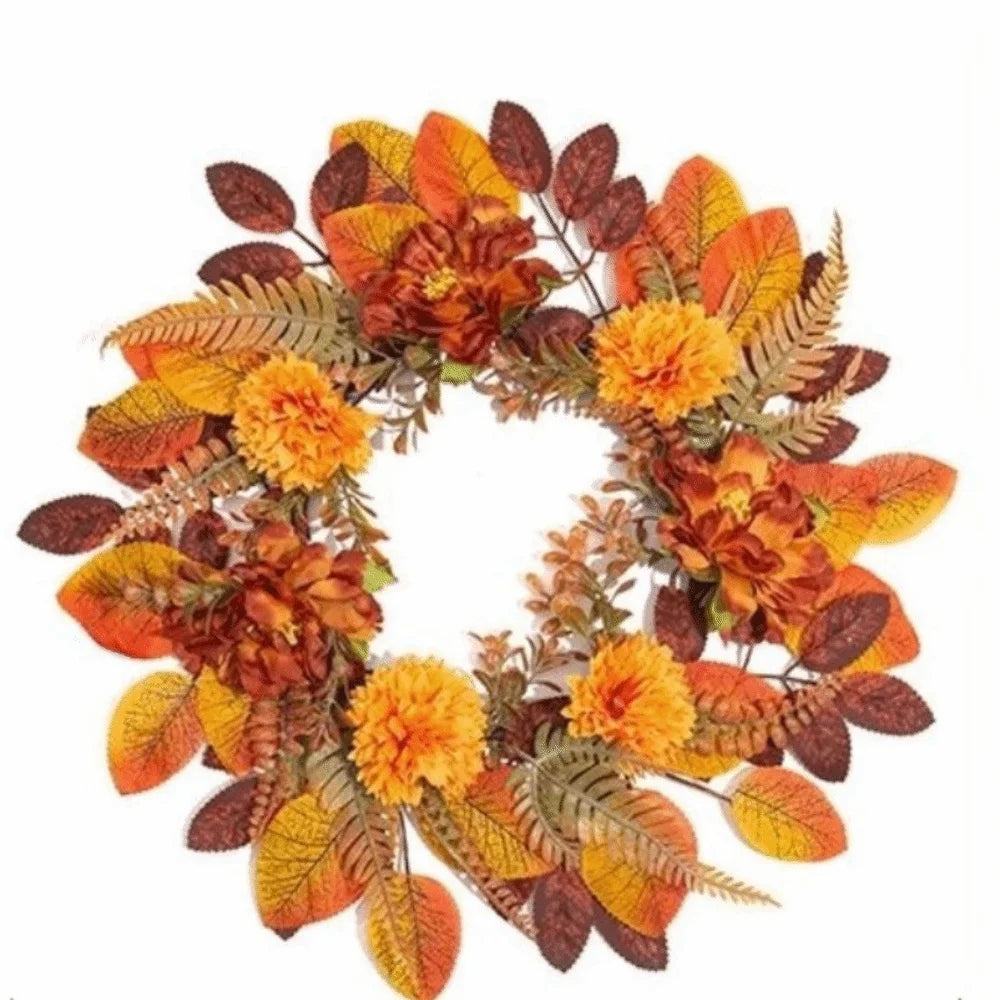 Rustic Sunflower Pumpkin Wreath