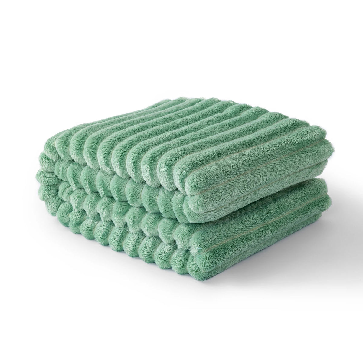 Striped Flannel Cover Blanket