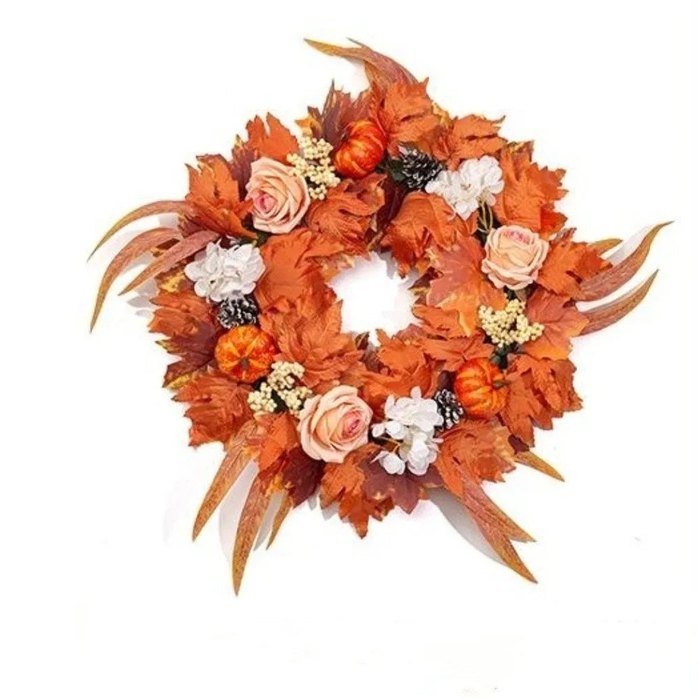 Rustic Sunflower Pumpkin Wreath