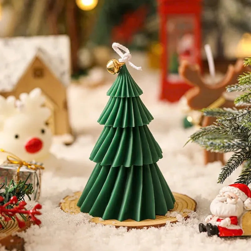 Handmade Christmas Tree Candle