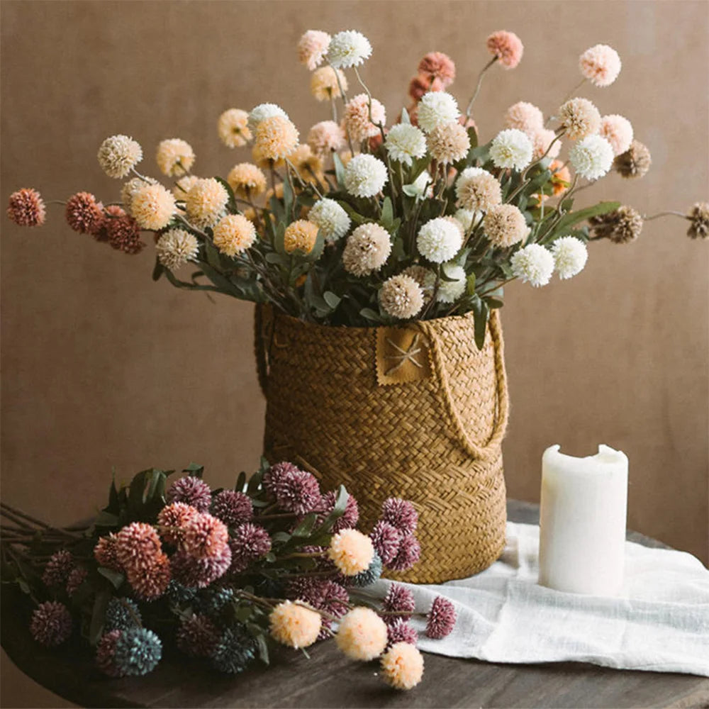 Faux Kiku Flower Bouquet