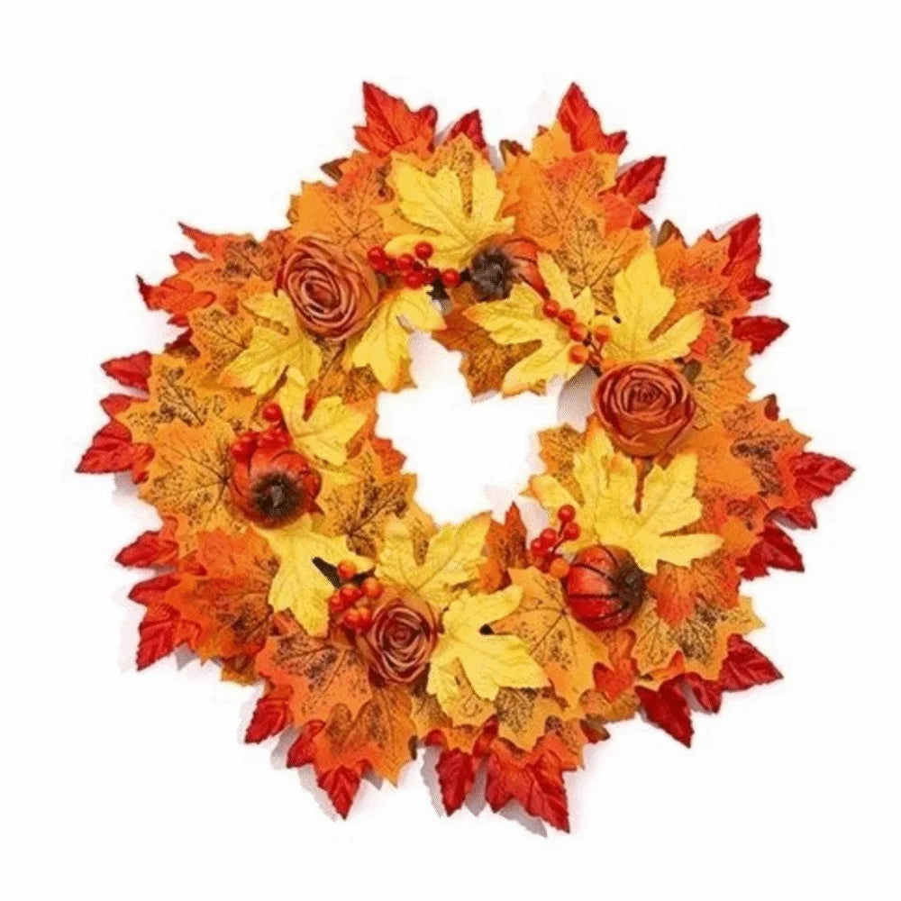 Rustic Sunflower Pumpkin Wreath