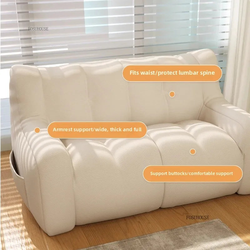 Adjustable Double Recliner Sofa