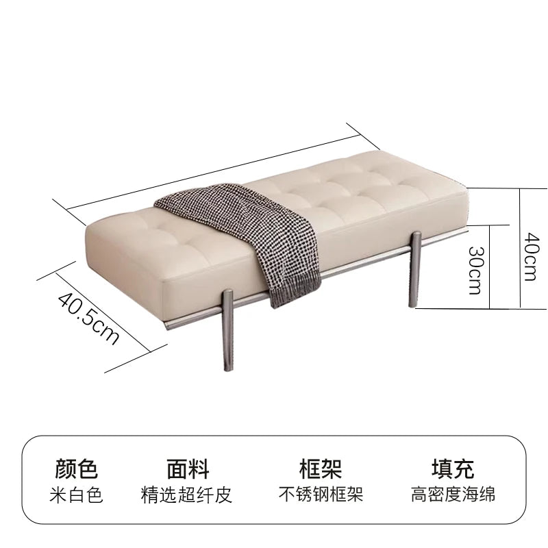 Stainless Steel Shoe Bench