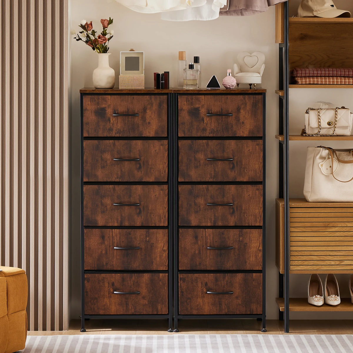48 Inch Fabric Drawer Dresser