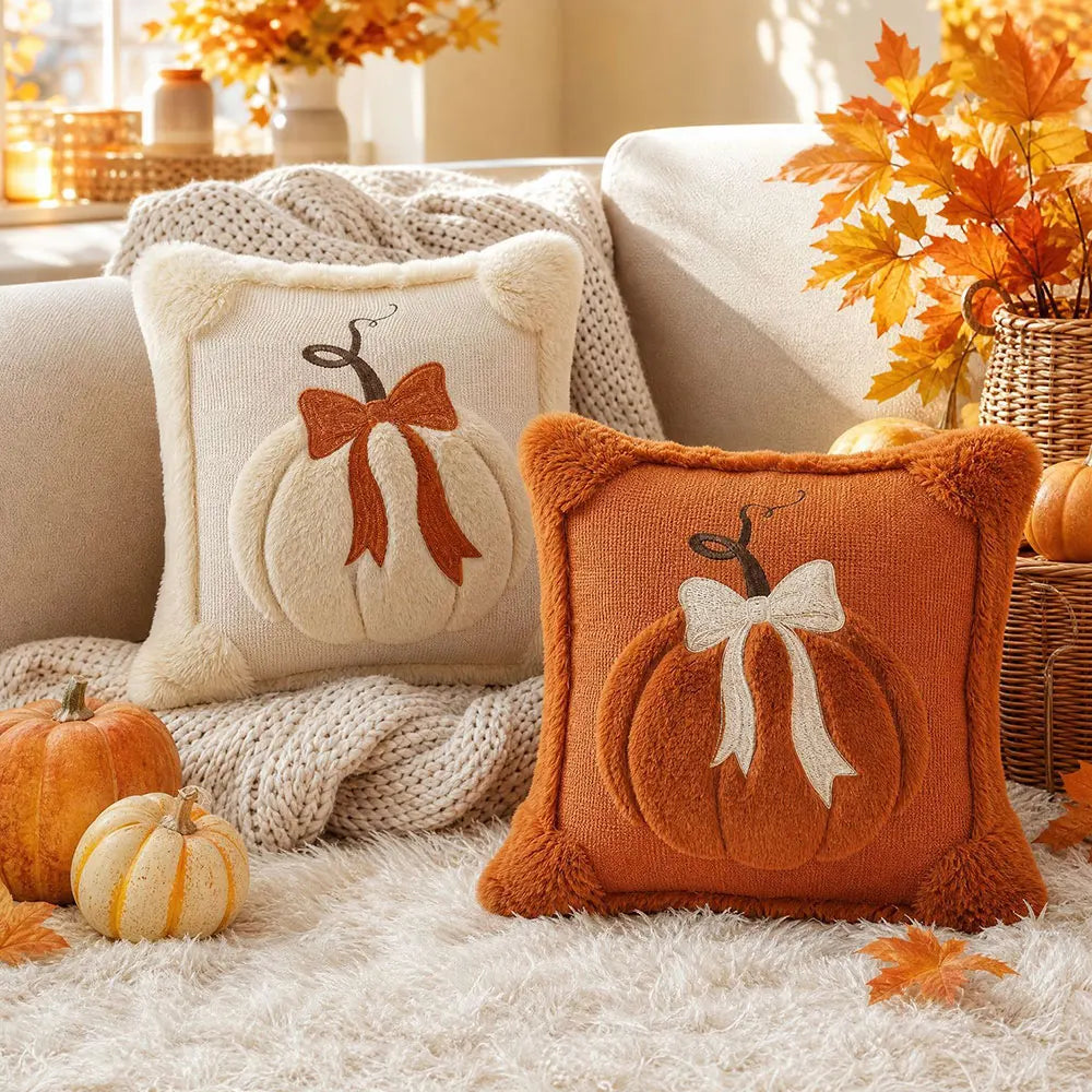 Fluffy Pumpkin Pillowcase