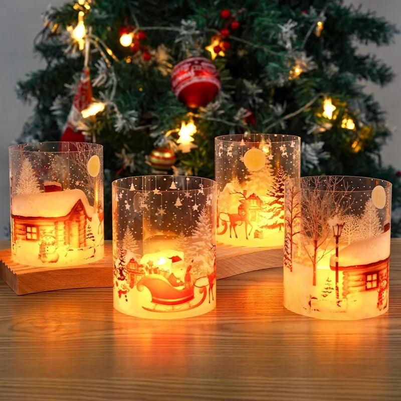 Frosted PVC Candle Covers