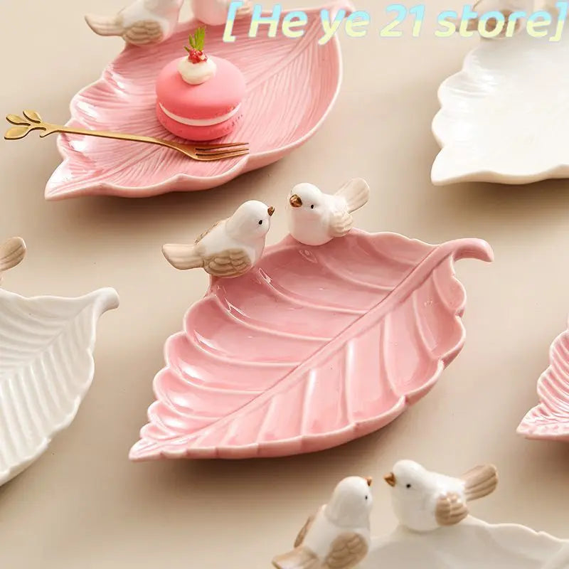 Ceramic Bird Jewelry Tray